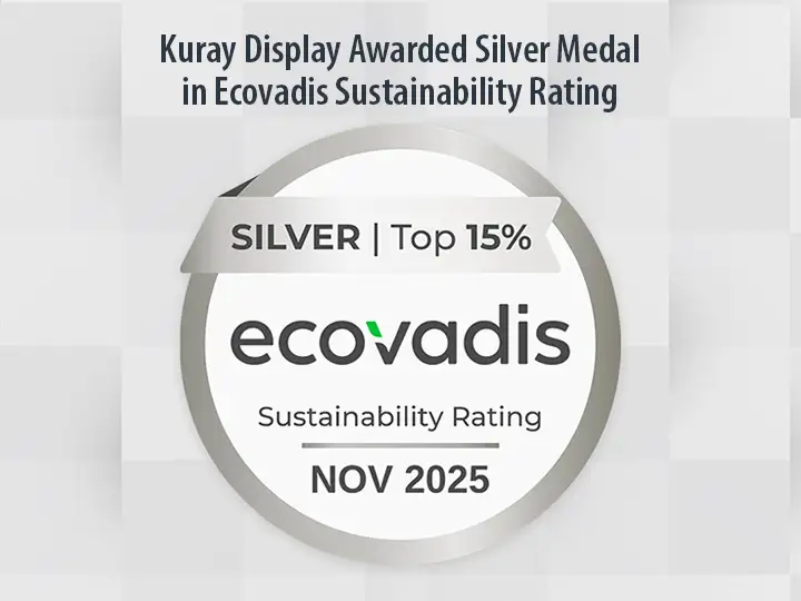 Kuray Display Awarded Silver Medal in EcoVadis Sustainability Rating