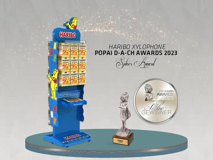 Lauréat du prix d'argent des POPAI D-A-CH Awards 2023 !